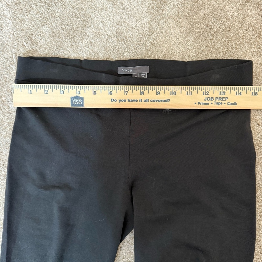 Vince Black Pull On Leggings Sz Medium - Picture 7 of 10
